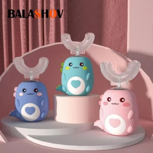 Children’s U-Shaped Rechargeable Electric Toothbrush – 360° Smart Sonic Kids Toothbrush