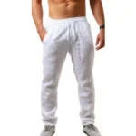 Men’s Cotton Linen Trousers – Autumn Streetwear Pants (S-3XL)