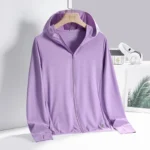 Women’s Ice Silk UV Protection Sunscreen Clothing – Lightweight Outdoor Wear