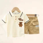 Baby Boy Summer Clothes Set (T-shirt + Shorts)