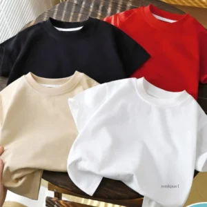 Kids' Cotton Short Sleeve T-Shirt (Multi-Color)