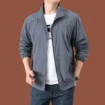 Men’s Lightweight Sun Protection Windbreaker – Cool Summer Outdoor Jacket